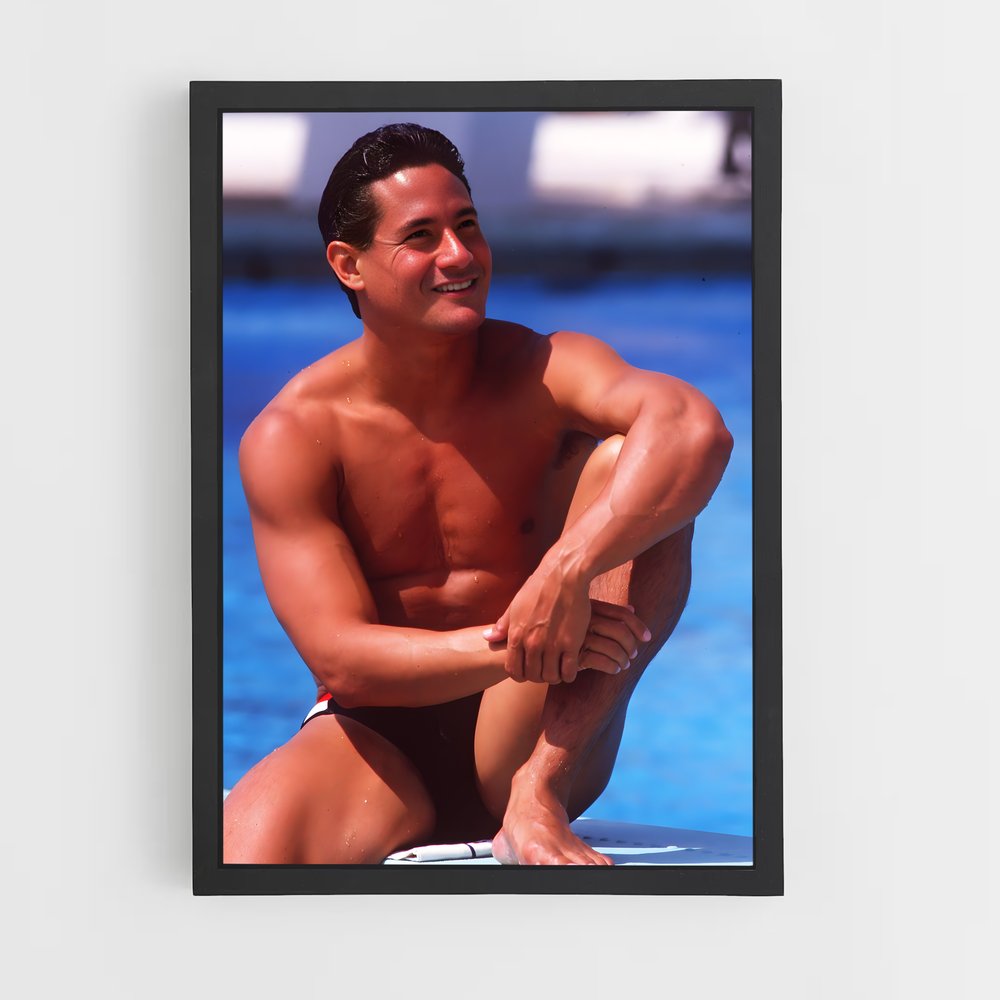 Poster Greg louganis – affiche Plongeon de falaise (vue 2)